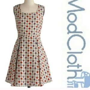 Modacloth Owl Dress Large